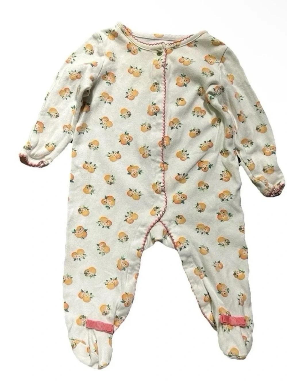 Baby Girl Footie Pajamas Kate Spade Joules Floral Size 3-6 Months
